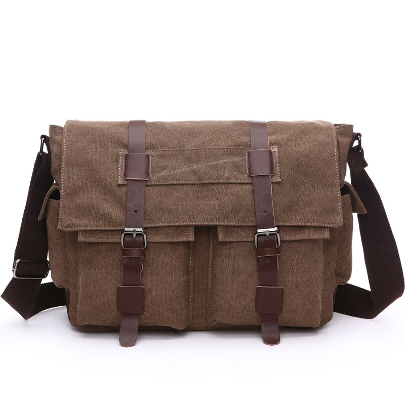 Canvas men's crossbody bag - Amazhona 