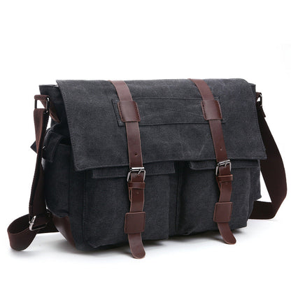 Canvas men's crossbody bag - Amazhona 