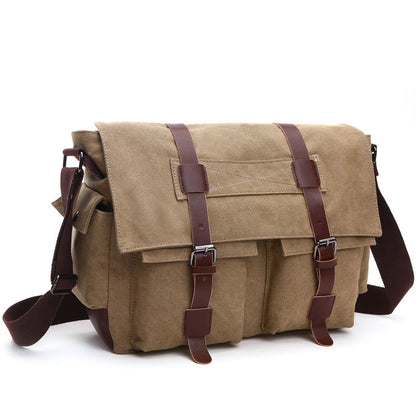 Canvas men's crossbody bag - Amazhona 