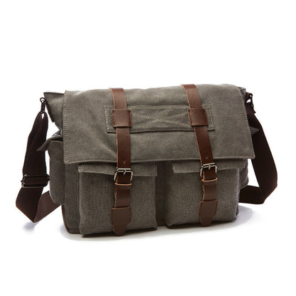 Canvas men's crossbody bag - Amazhona 