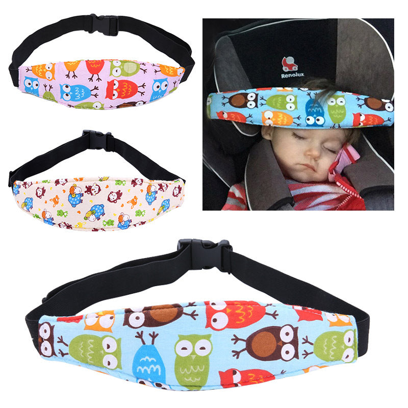 Car Safety Seat Sleeping Supplies Head Fixing Belt - Amazhona 