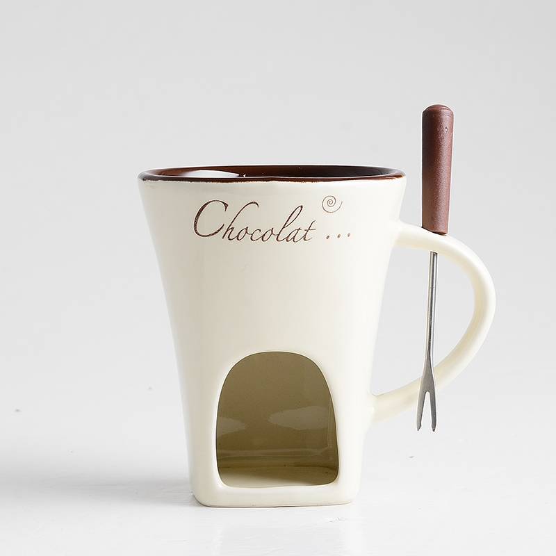 Ceramic Chocolate Cheese Ice Cream Hot Pot Mug - Amazhona 