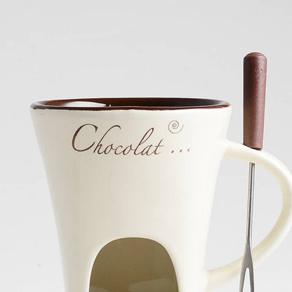 Ceramic Chocolate Cheese Ice Cream Hot Pot Mug - Amazhona 