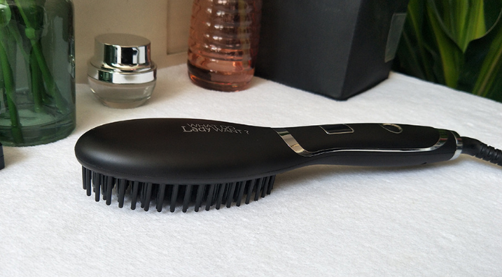 Ceramic Hair Straightening Brush - Amazhona 