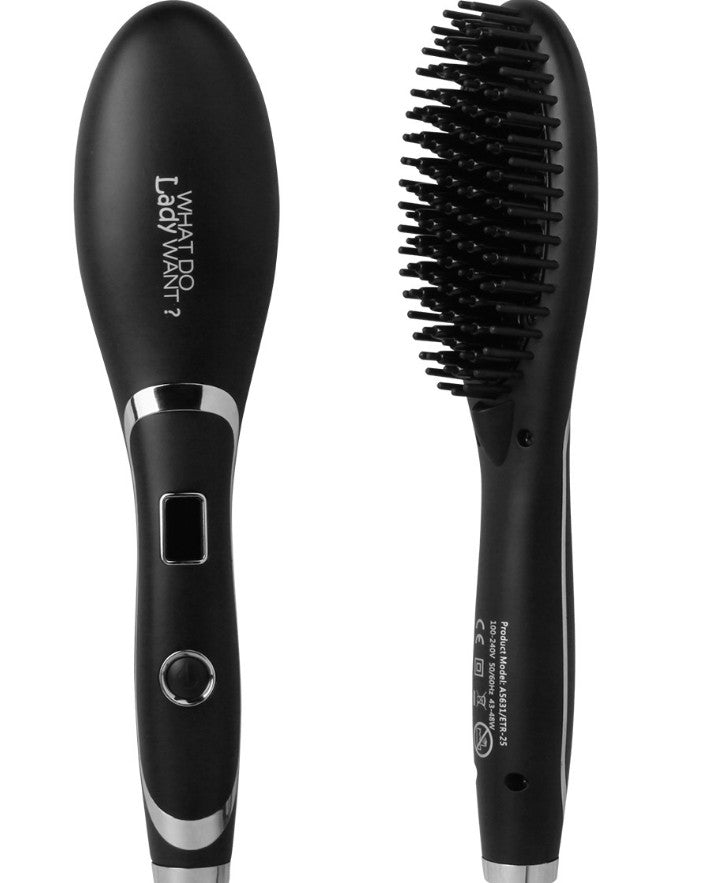 Ceramic Hair Straightening Brush - Amazhona 