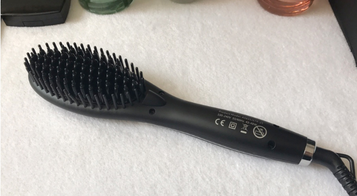 Ceramic Hair Straightening Brush - Amazhona 