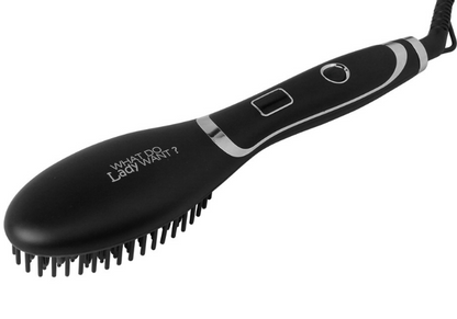 Ceramic Hair Straightening Brush - Amazhona 