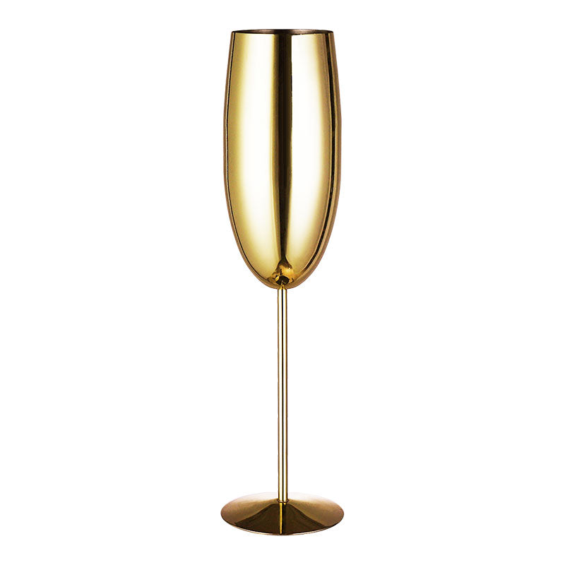 Champagne glass stainless steel goblet - Amazhona 