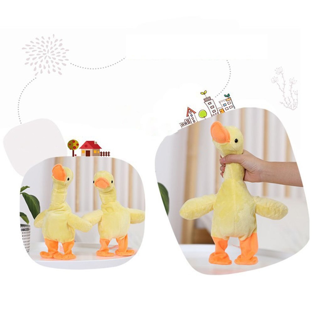 Charging Neck Lifting Singing Little Yellow Duck Toy - Amazhona 