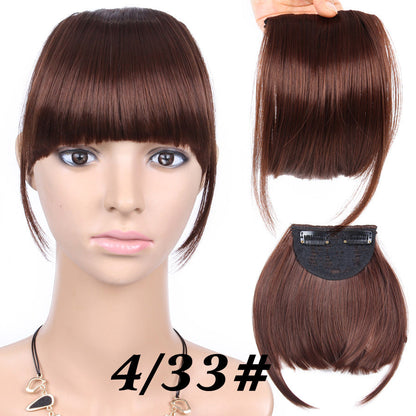 Chemical Fiber Wig Female Seamless Air Bangs - Amazhona 