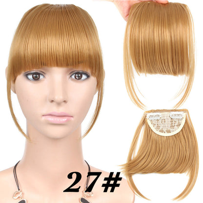 Chemical Fiber Wig Female Seamless Air Bangs - Amazhona 