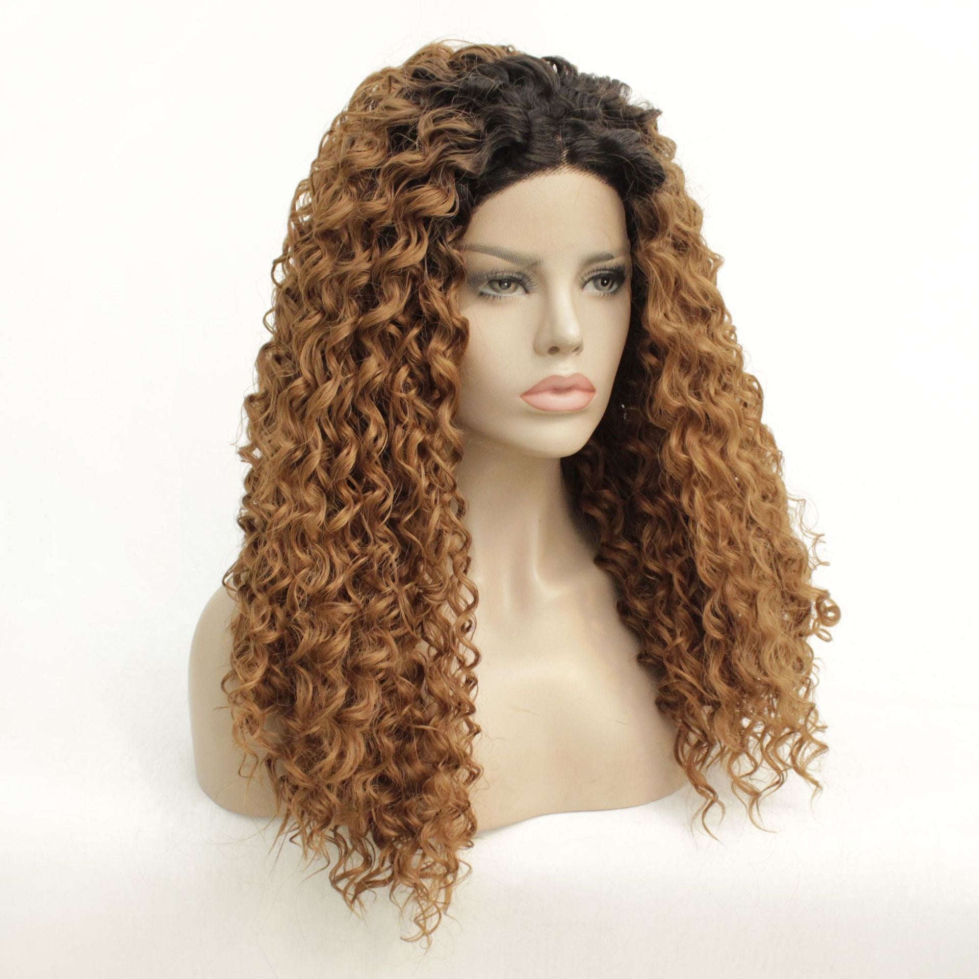 Chemical fiber front lace wig cover - Amazhona 