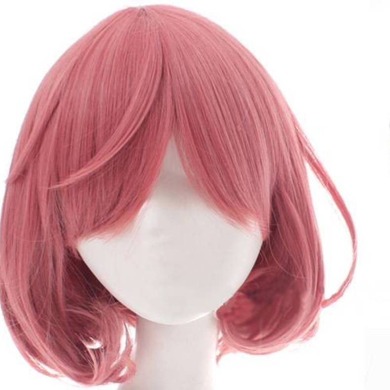 Cherry Blossom powder curled and thickened wig - Amazhona 