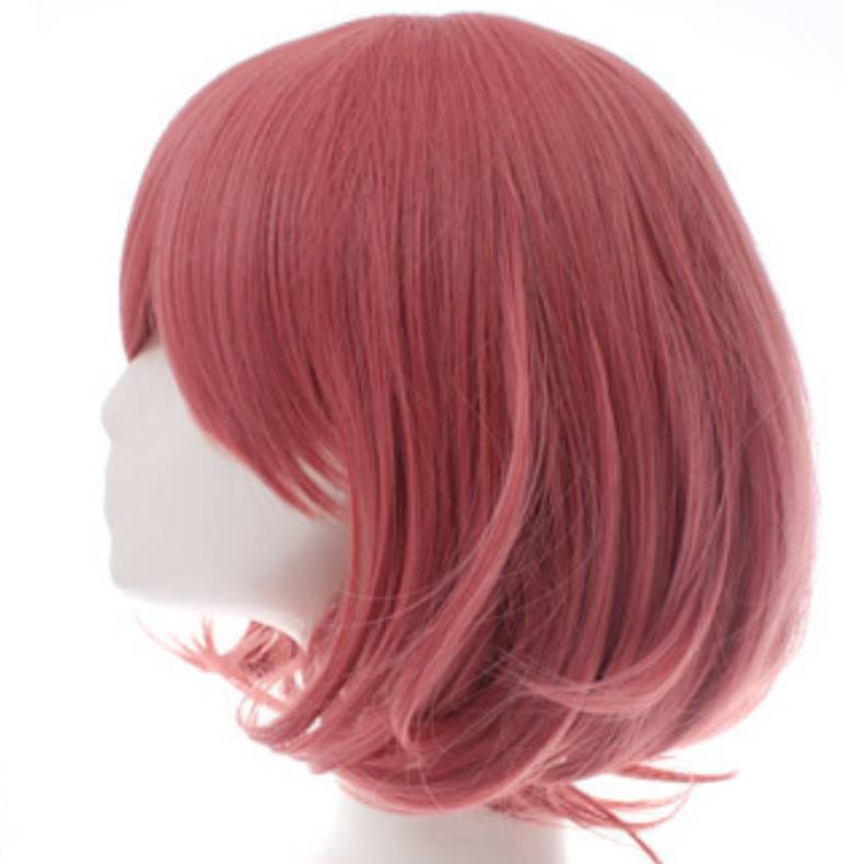 Cherry Blossom powder curled and thickened wig - Amazhona 