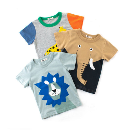 Child short sleeve t-shirt boy half sleeve - Amazhona 