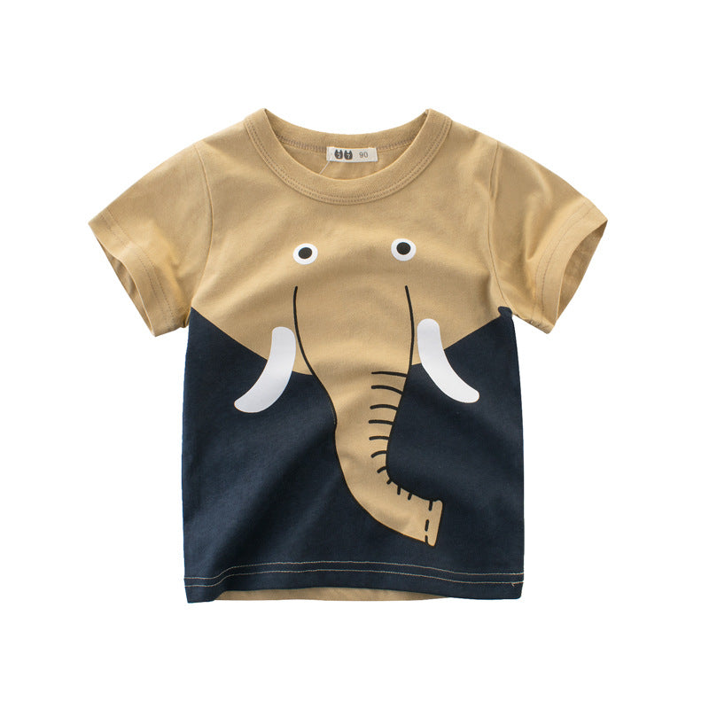 Child short sleeve t-shirt boy half sleeve - Amazhona 