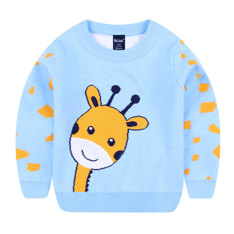 Children cartoon sweater - Amazhona 