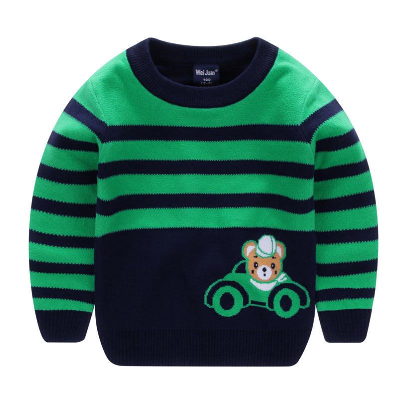 Children cartoon sweater - Amazhona 