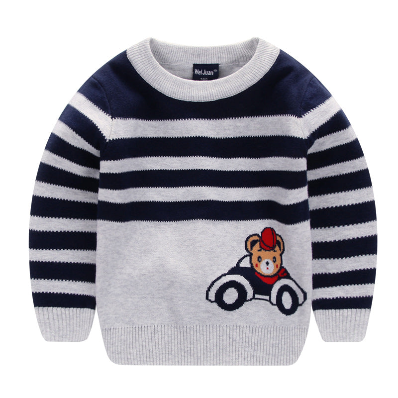 Children cartoon sweater - Amazhona 