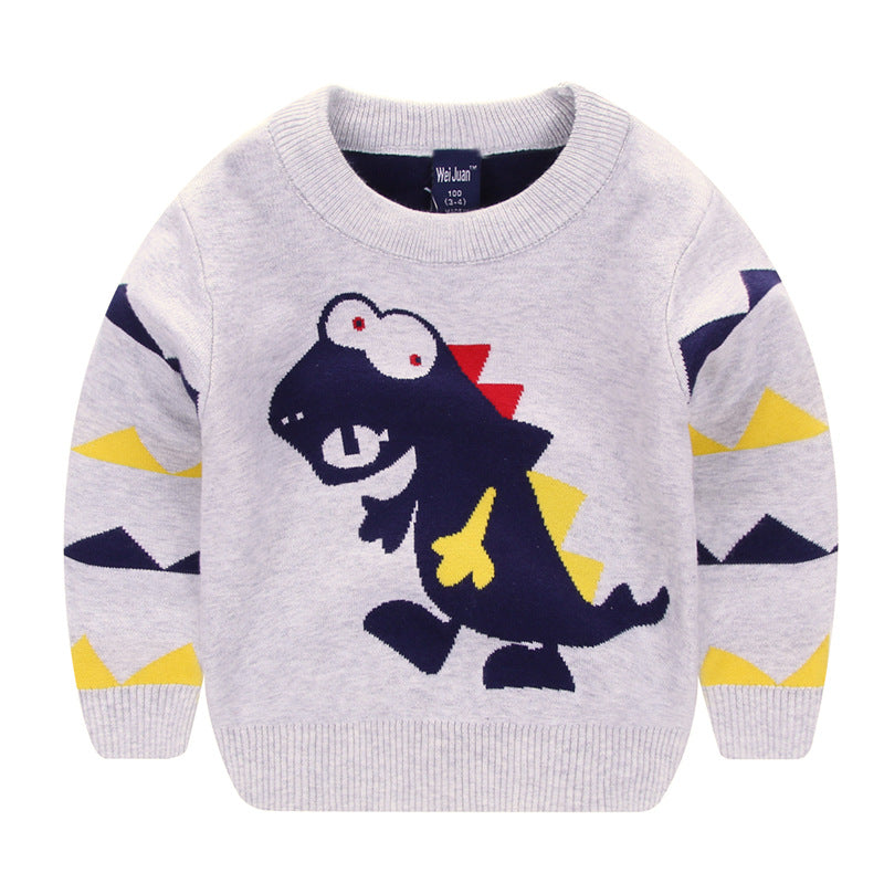 Children cartoon sweater - Amazhona 