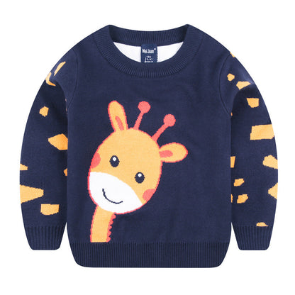 Children cartoon sweater - Amazhona 