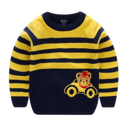 Children cartoon sweater - Amazhona 