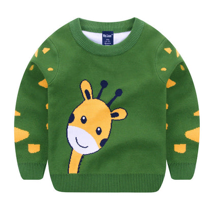 Children cartoon sweater - Amazhona 