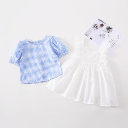 Children lace  lace dress - Amazhona 