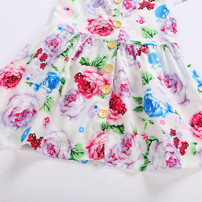 Children's Dress European And American Princess Skirt Girl Dress - Amazhona 