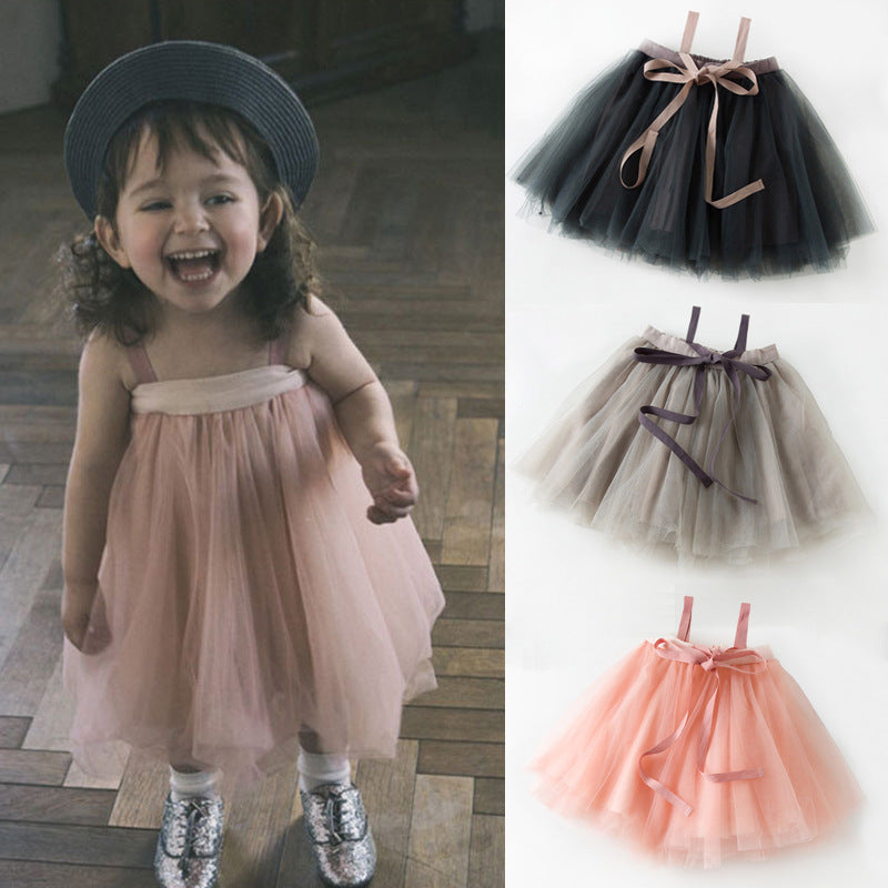 Children's Mesh Pettiskirt Gauze Skirt - Amazhona 