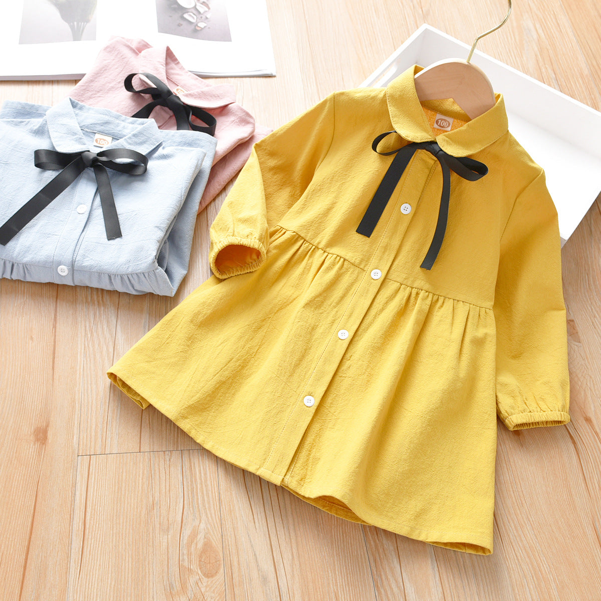 Children's Shirt Baby Western-style Dresses - Amazhona 