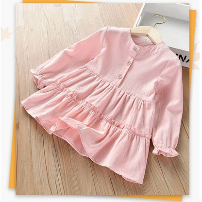 Children's Shirt Baby Western-style Dresses - Amazhona 