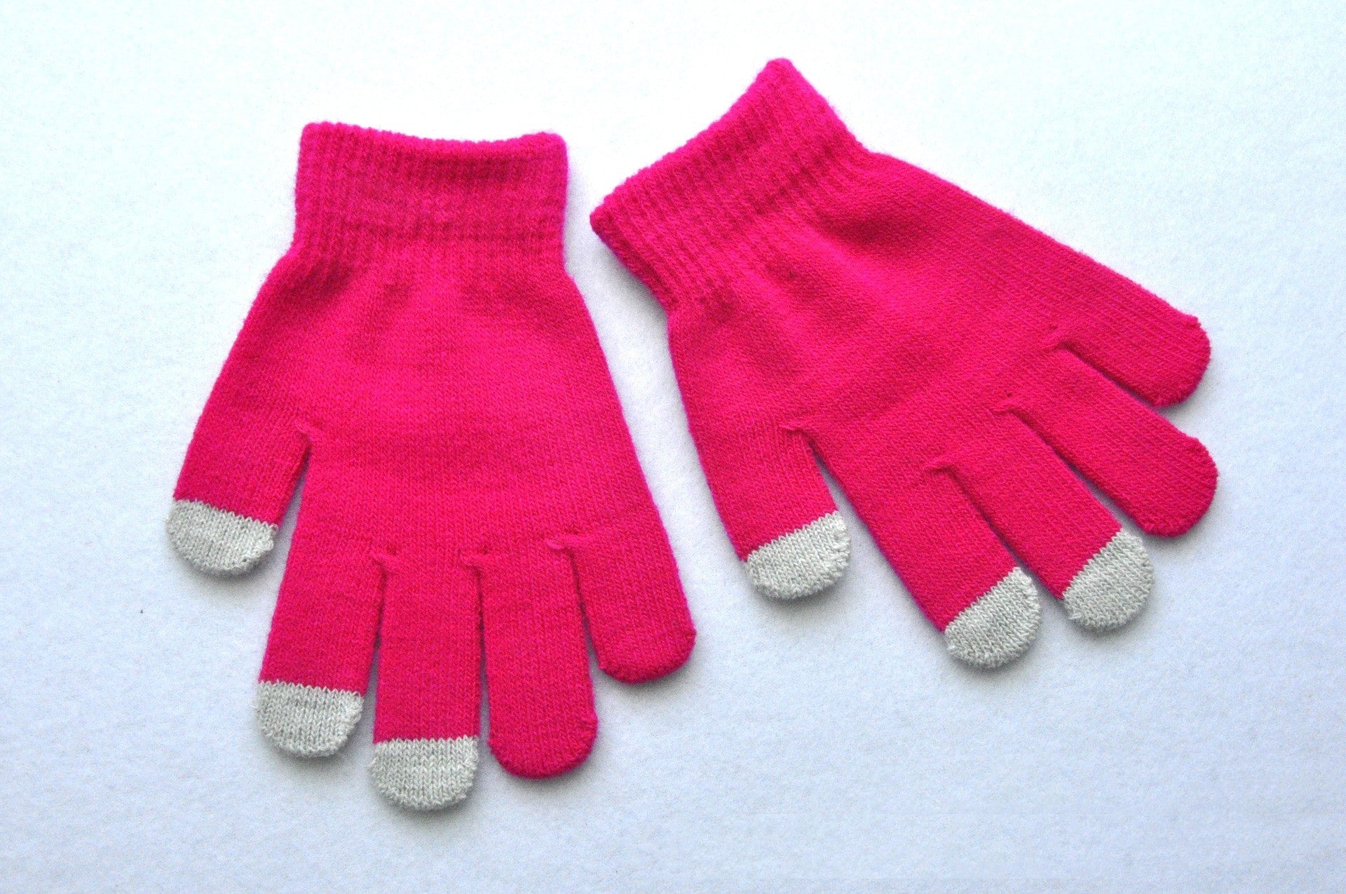 Children's Touch Screen Cold And Warm Knitted Gloves - Amazhona 