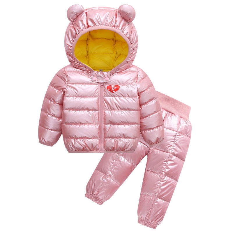 Children's down jacket set - Amazhona 