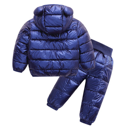 Children's down jacket set - Amazhona 