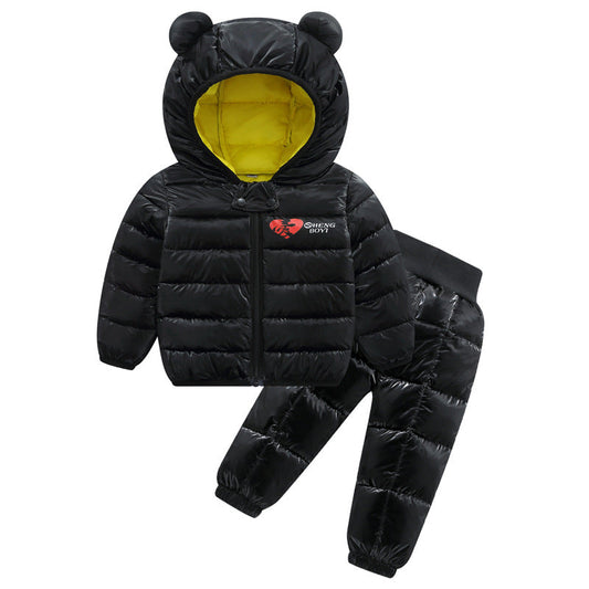 Children's down jacket set - Amazhona 