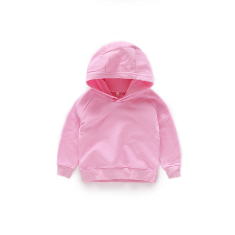 Children's hooded Pullover Sweater autumn boys' Top Girls' Autumn - Amazhona 