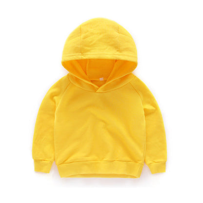 Children's hooded Pullover Sweater autumn boys' Top Girls' Autumn - Amazhona 