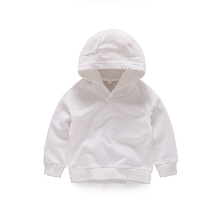 Children's hooded Pullover Sweater autumn boys' Top Girls' Autumn - Amazhona 