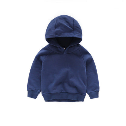 Children's hooded Pullover Sweater autumn boys' Top Girls' Autumn - Amazhona 