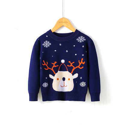 Christmas snowflake fawn sweater - Amazhona 