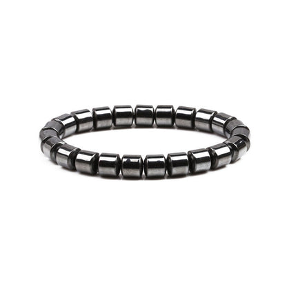 Classical Wave Hematite Energy Bracelets Men Nature High Polish Hematite Magnetic Bracelets for Women New Fashion Energy Jewelry - Amazhona 