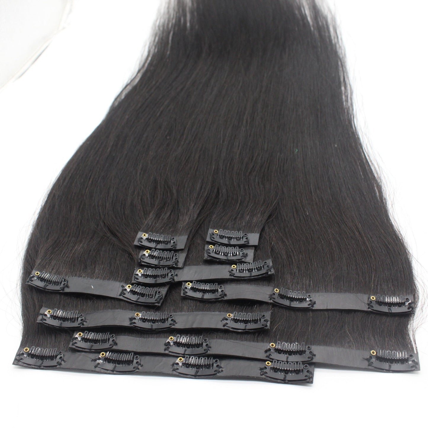 Clip hair clips in human hair extension - Amazhona 