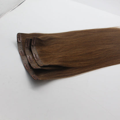 Clip hair clips in human hair extension - Amazhona 