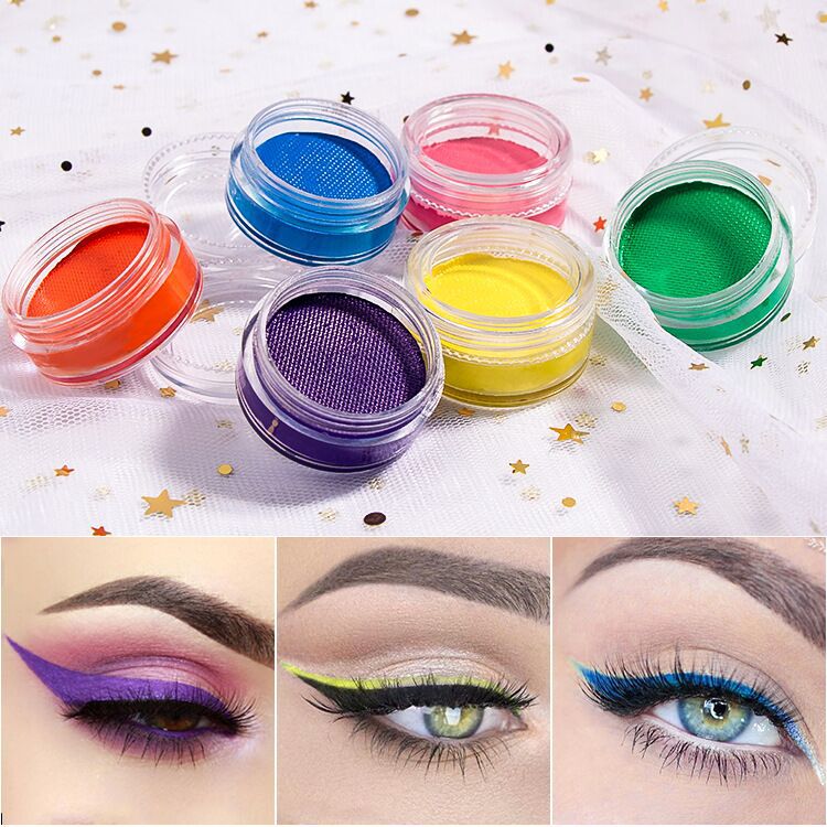 Compatible with Apple, Makeup Christmas Face Grimace Pigment Floria Eyeliner Fluorescence - Amazhona 