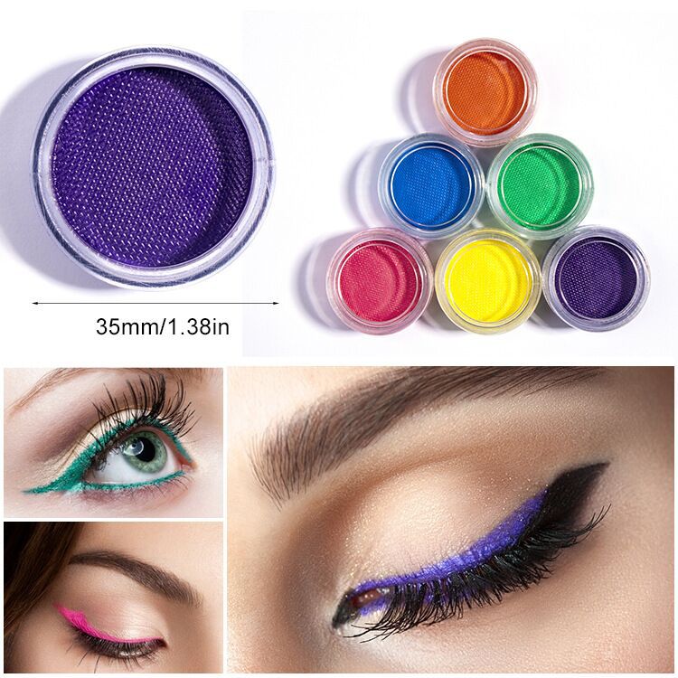 Compatible with Apple, Makeup Christmas Face Grimace Pigment Floria Eyeliner Fluorescence - Amazhona 