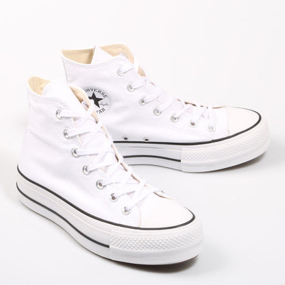 Converse Chuck Taylor All Star Platform Clean High Top White SNEAKERS Woman Shoes Casual Fashion 69224 - Amazhona 