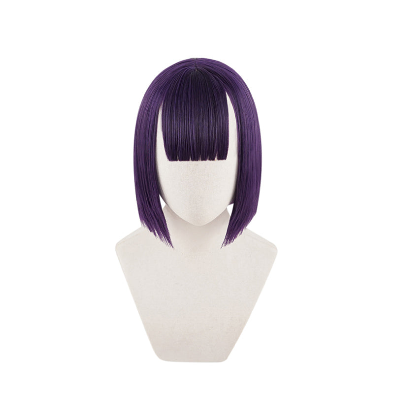 Cosplay wigs are short and purple - Amazhona 