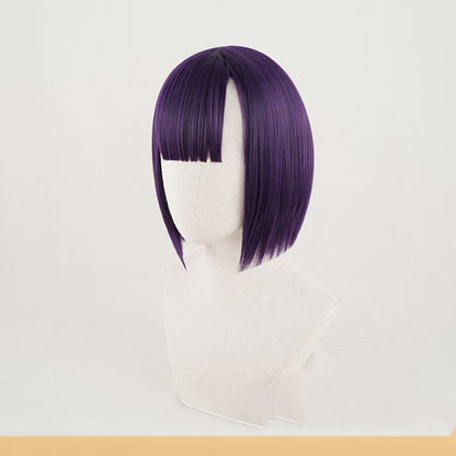 Cosplay wigs are short and purple - Amazhona 