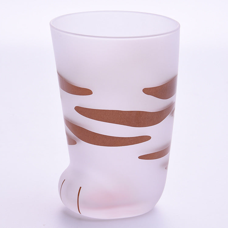 Creative Cute Cat Paws Glass Tiger Paws Mug Office Coffee Mug Tumbler Personality Breakfast Milk Porcelain Cup Gift - Amazhona 